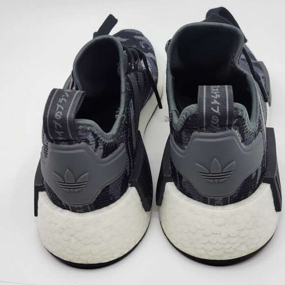 Adidas NMD_R1  Mens Athletic Running Shoes Grey Camo GV8797 Size 7 US 40 FR main image 4